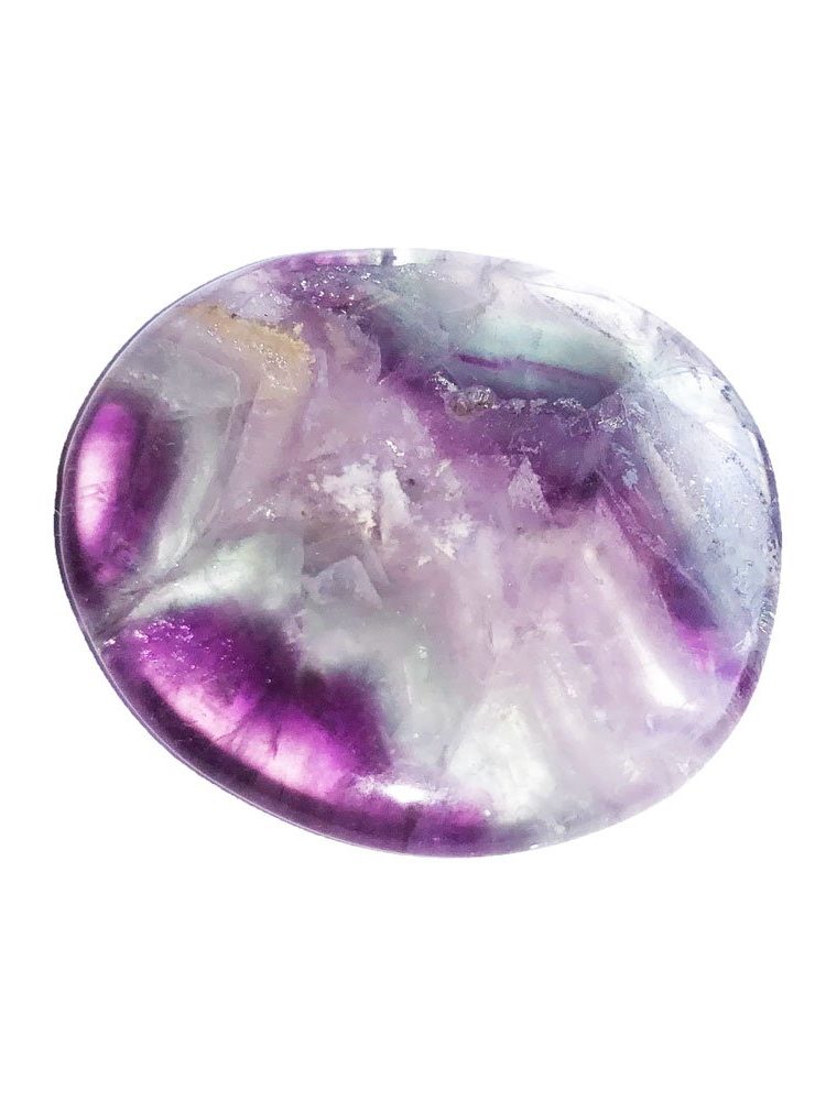 galet fluorite multicolore