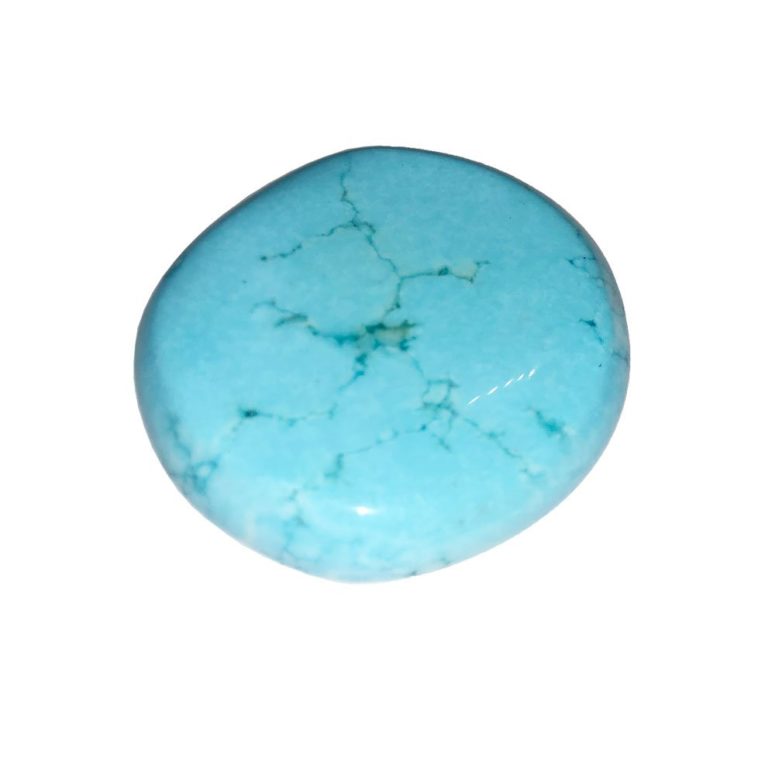 galet howlite bleue