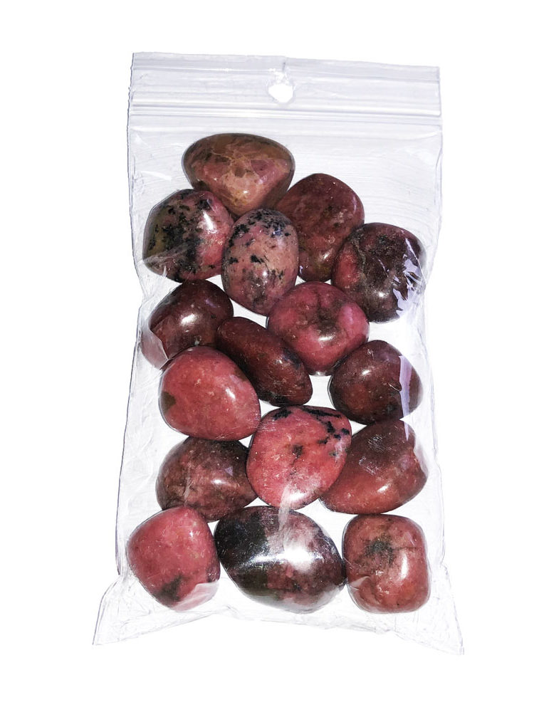 sachet pierres roulées rhodonite 250grs