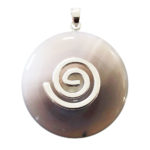 pendentif agate pi chinois