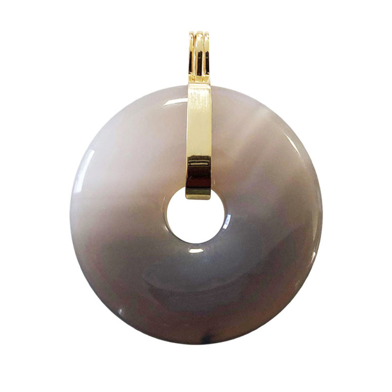 pendentif agate pi chinois