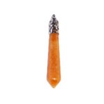 pendentif-aventurine-rouge-pointe-longue