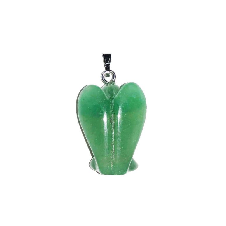 pendentif aventurine verte petit ange