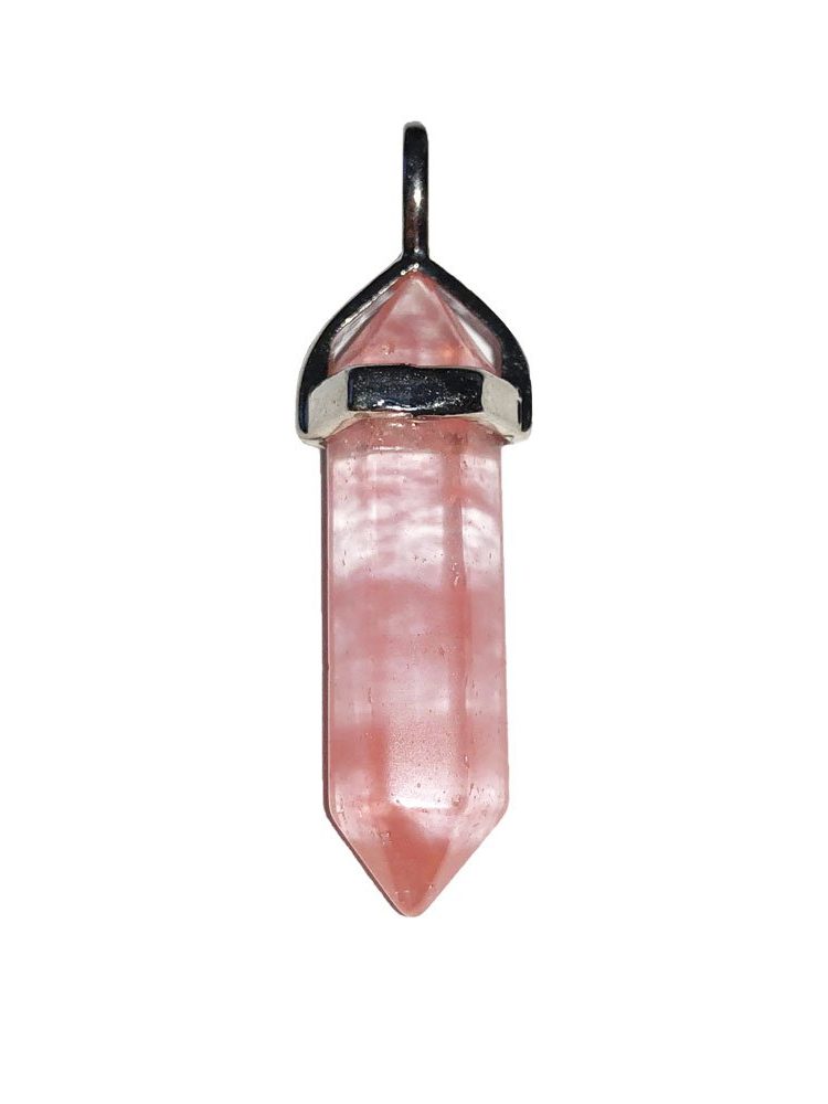 pendentif cristal melon d'eau pointe