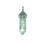 pendentif fluorite verte pointe