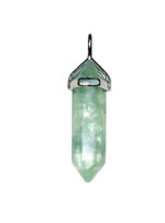 pendentif fluorite verte pointe