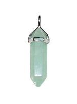 pendentif fluorite verte pointe