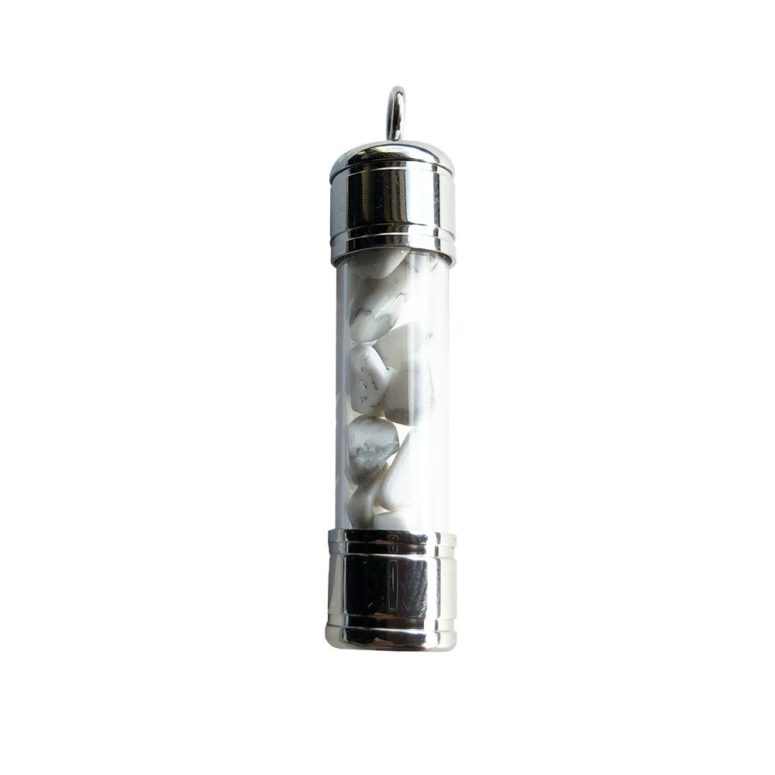 pendentif howlite tube