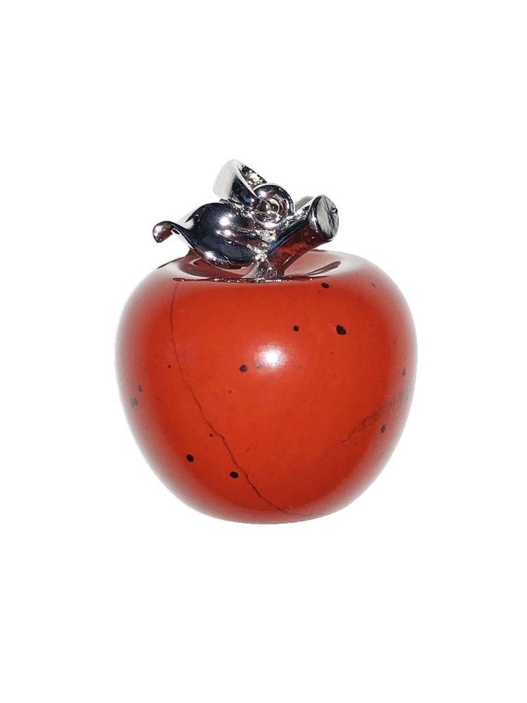 pendentif jaspe rouge pomme