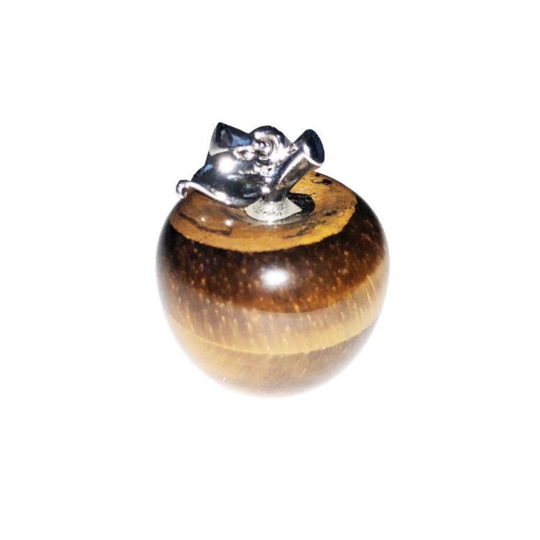 pendentif oeil de tigre pomme