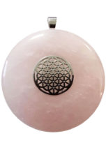 pendentif-quartz-rose-pi-chinois-donut-fleur-de-vie-40mm