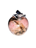 pendentif rhodonite pomme