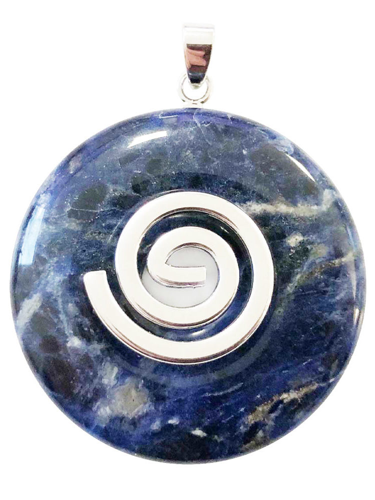 pendentif sodalite pi chinois