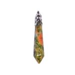 pendentif-unakite-pointe-longue