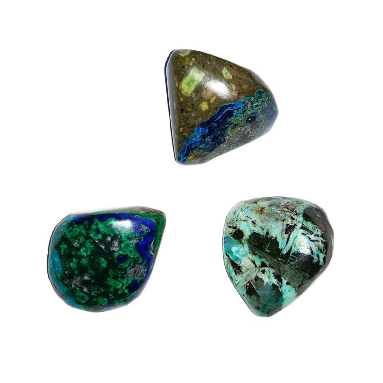 pierre roulée azurite-malachite