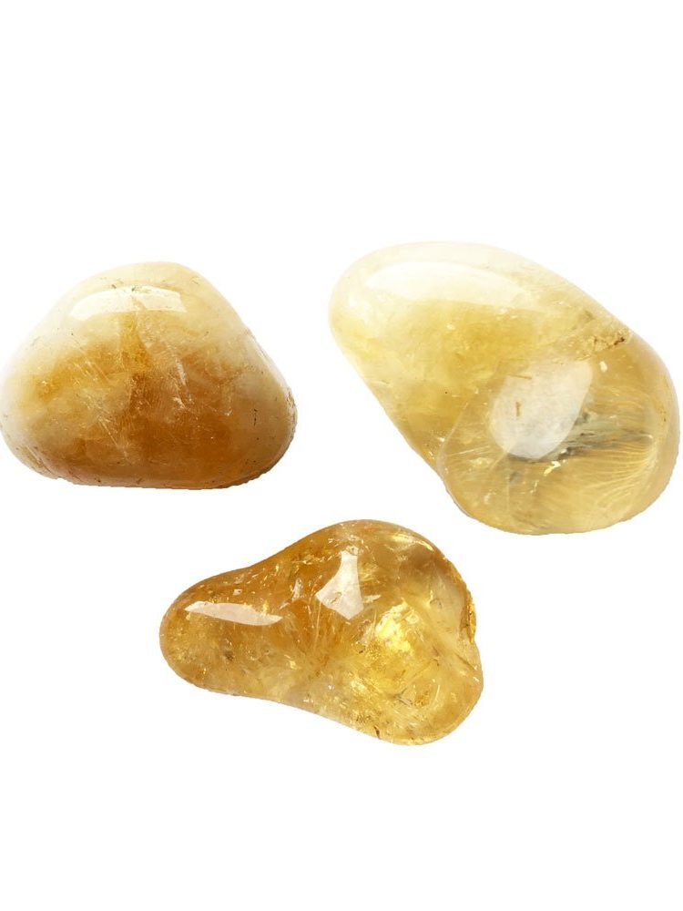 pierres roulées citrine