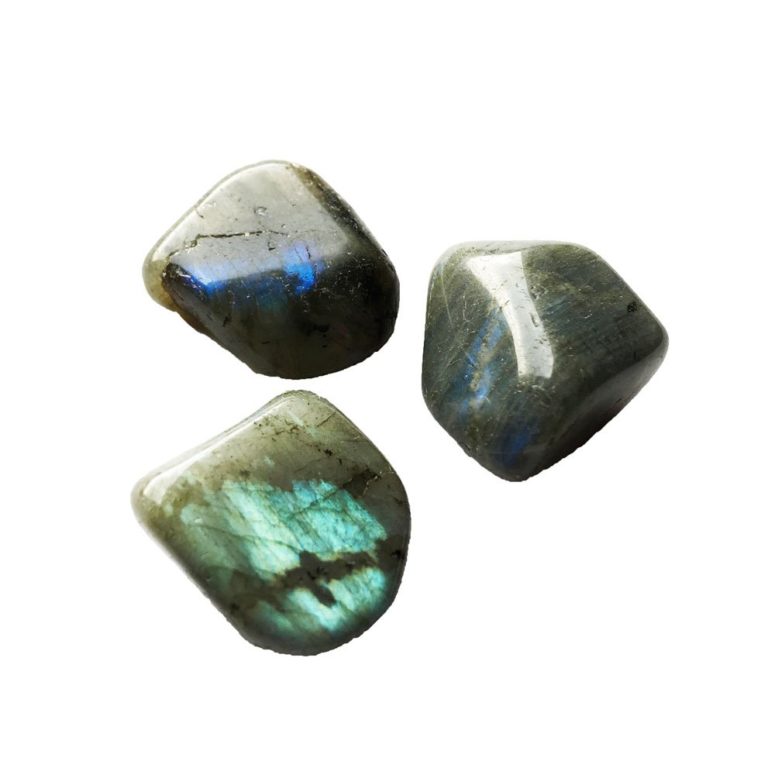 pierre roulée labradorite