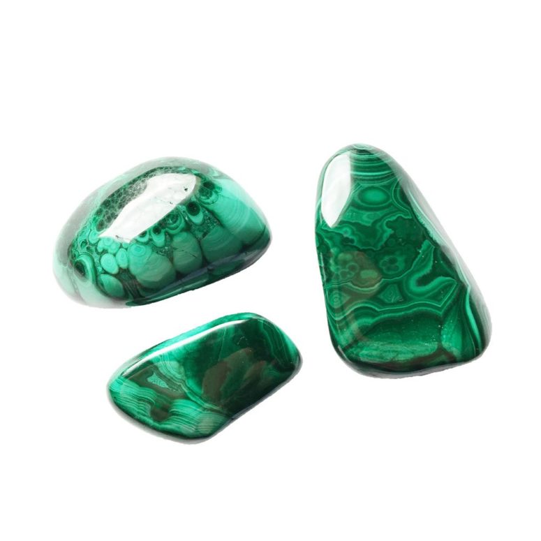 pierres roulées malachite