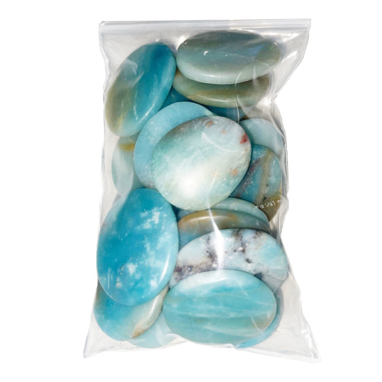 sachet galets amazonite 500grs