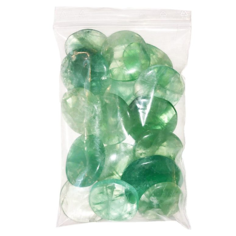 sachet galets Fluorite verte