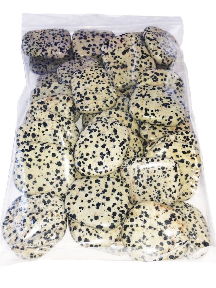 sachet galets Jaspe dalmatien