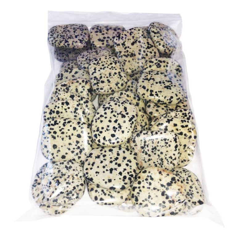 sachet galets Jaspe dalmatien