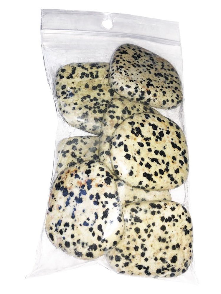 sachet galets jaspe dalmatien