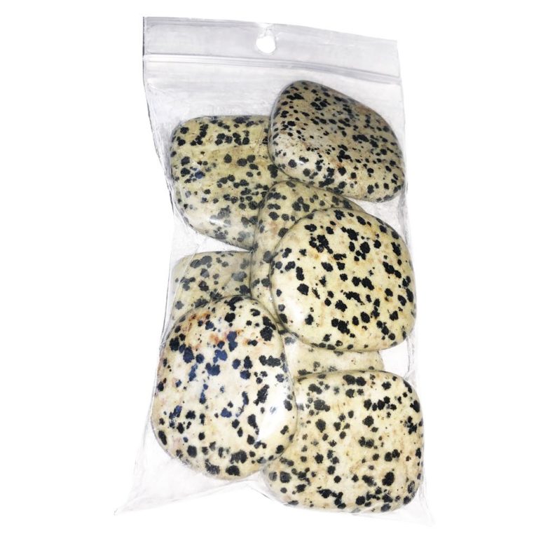 sachet galets jaspe dalmatien