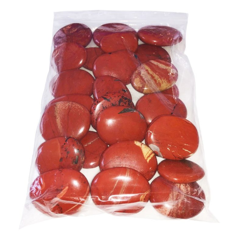 sachet galets Jaspe rouge