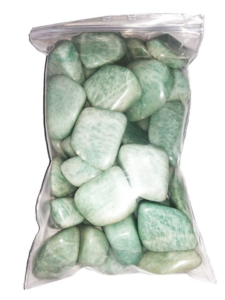 sachet pierres roulées amazonite