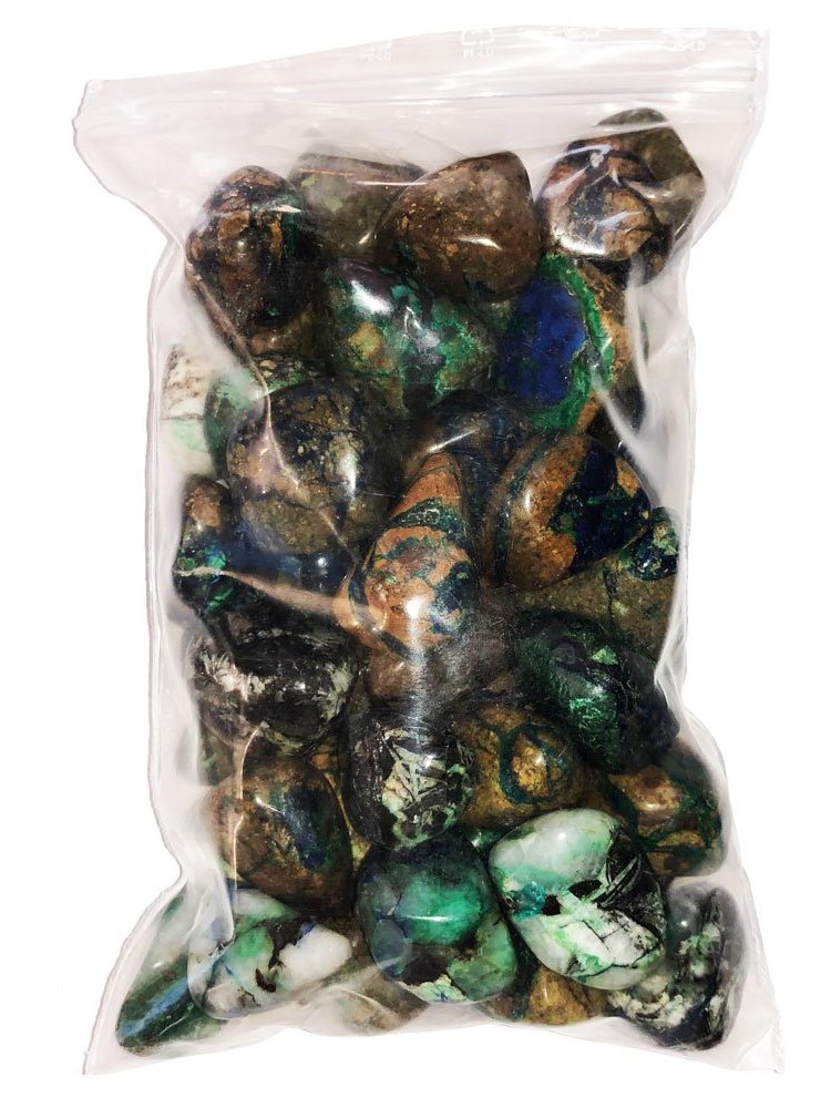 sachet pierres azurite malachite