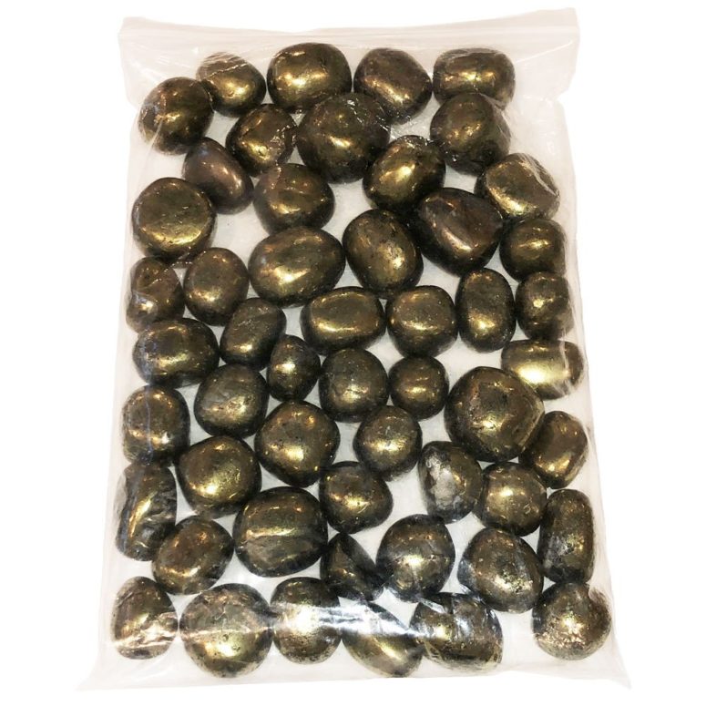 sachet pierres roulées chalcopyrite 1kg