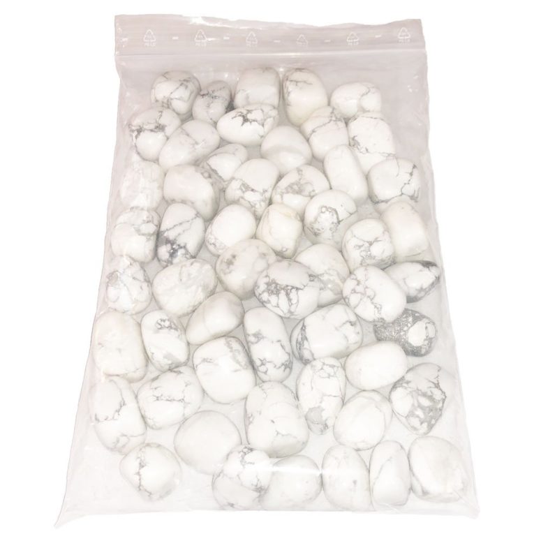 sachet pierres roulées howlite 1kg