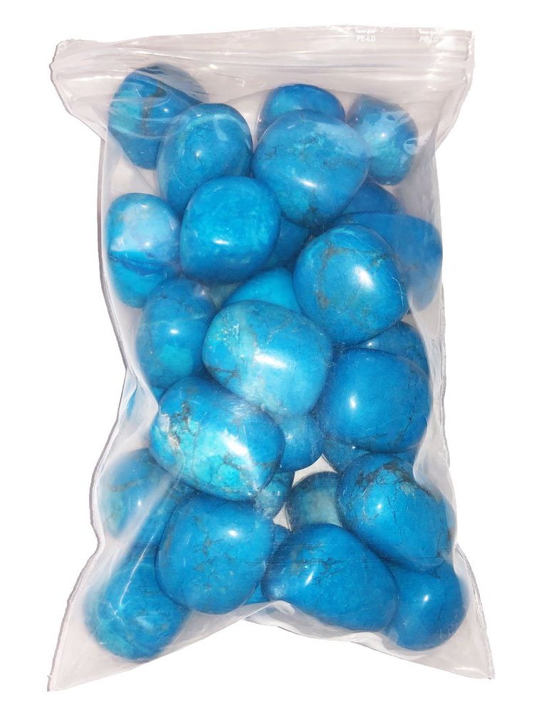 sachet pierres howlite bleue