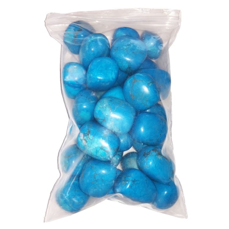 sachet pierres howlite bleue