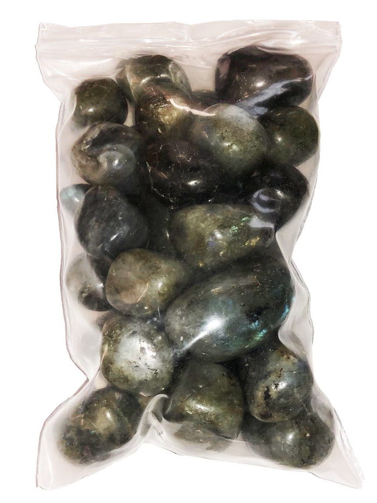 sachet pierres labradorite