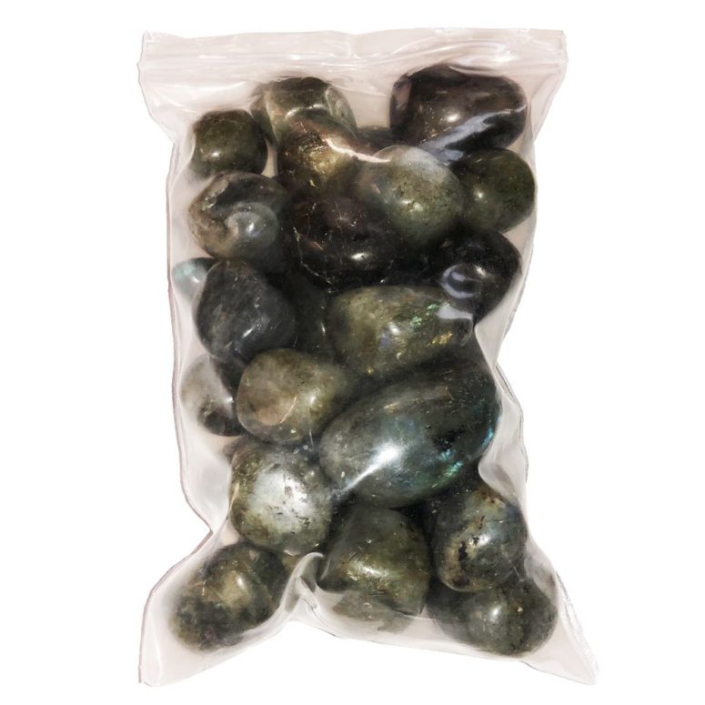 sachet pierres labradorite