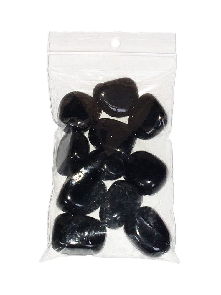 sachet pierres roulées obsidienne noire 250grs