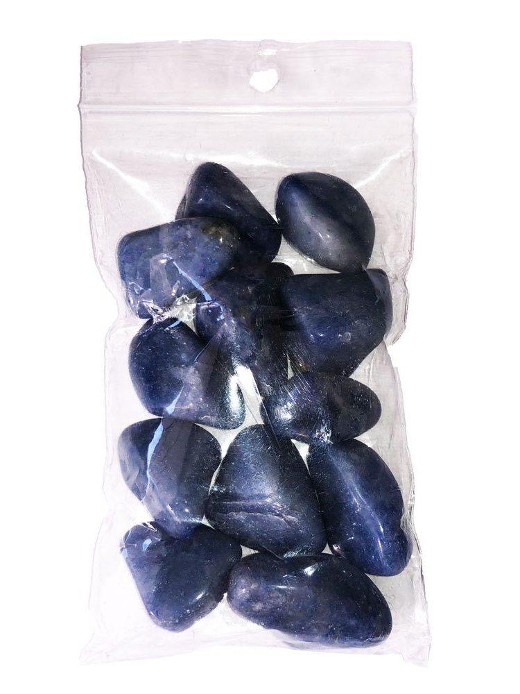 sachet pierres roulées quartz bleu 250grs