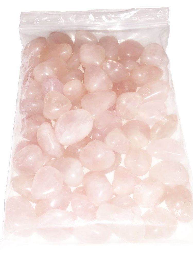 sachet pierre roulée quartz rose 1kg