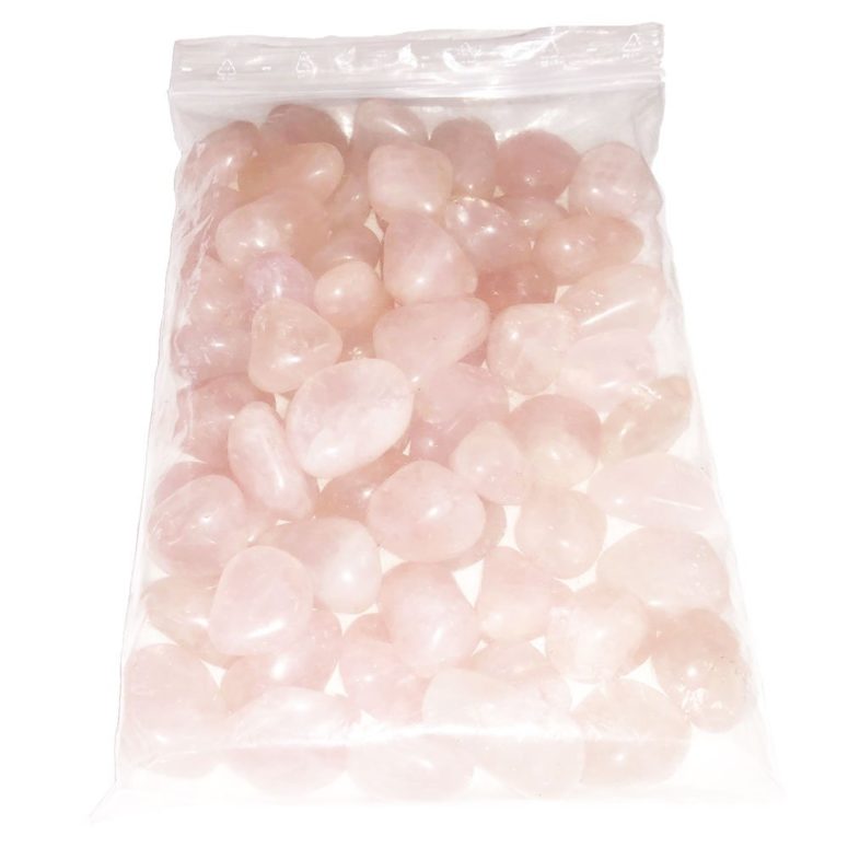 sachet pierre roulée quartz rose 1kg