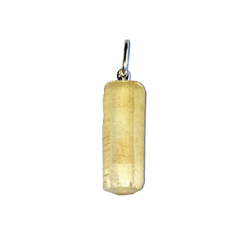 pendentif citrine pierre brute