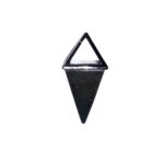 pendentif hématite pyramide argent