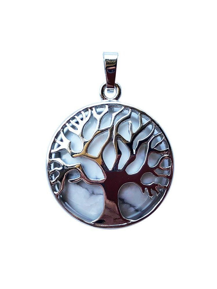 pendentif howlite arbre de vie