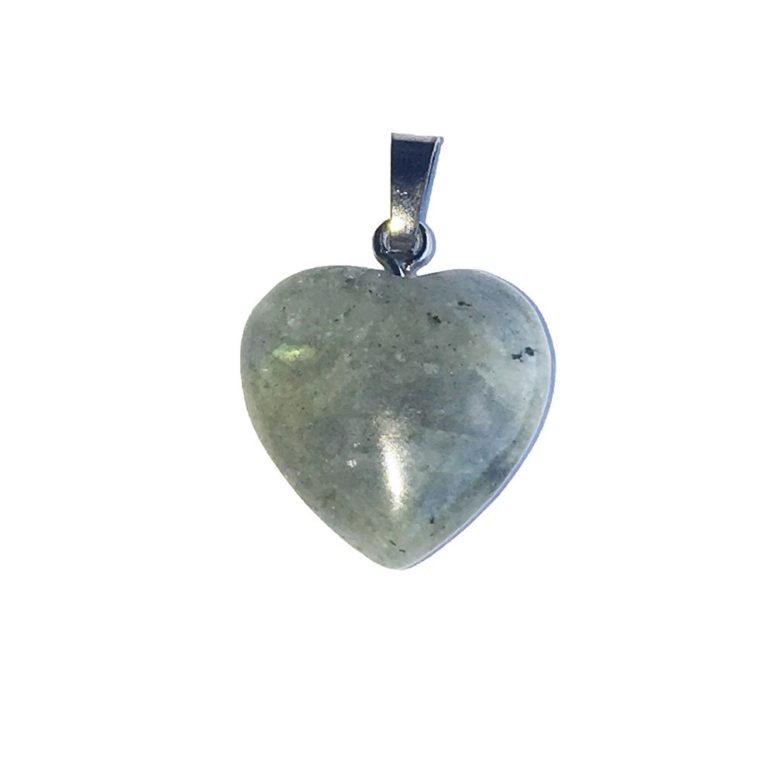 pendentif labradorite petite coeur