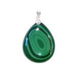 pendentif malachite goutte