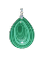 pendentif malachite goutte