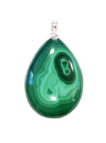 pendentif malachite goutte