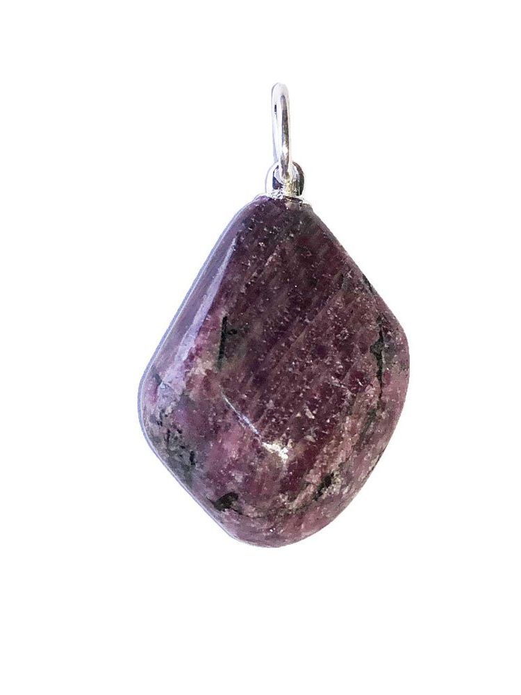 pendentif rubis pierre roulée