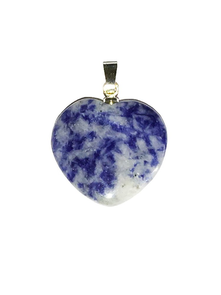 pendentif sodalite petit coeur